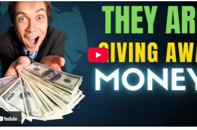They are giving away money