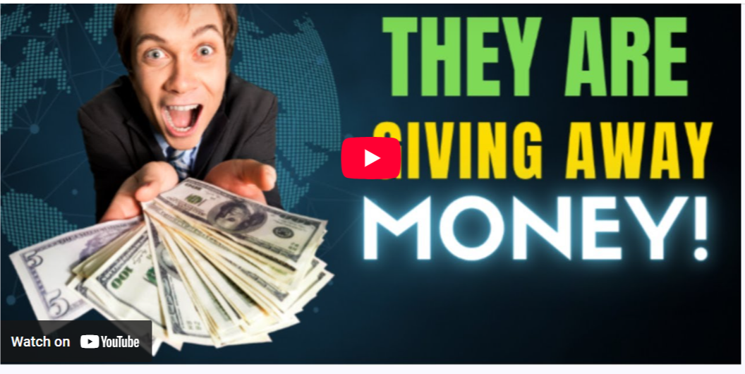 They are giving away money