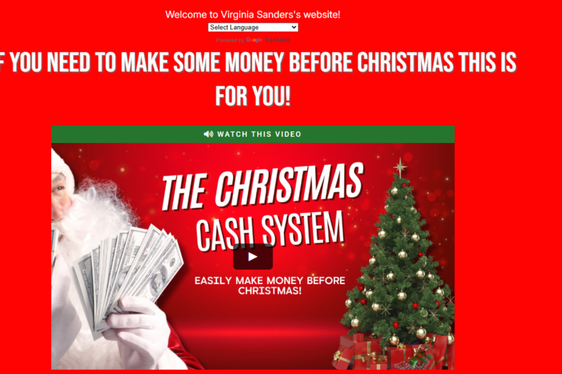 The Christmas Cash System
