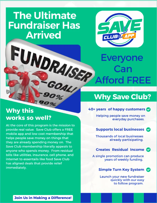 The SaveClub Fundraiser