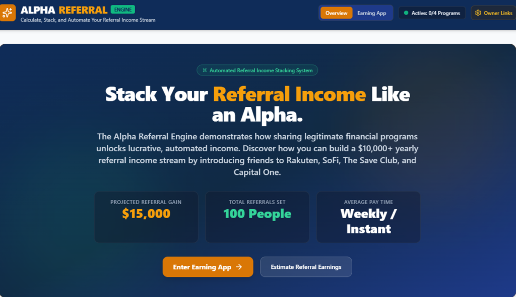 Alpha Referral Engine